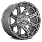 Alloy wheel D705 Siege Brushed Gun Metal Tinted Clear Fuel