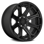 Alloy wheel D706 Siege Matte Black Fuel