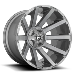 Alloy wheel D714 Contra Brushed Gun Metal/Tinted Clear Fuel