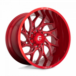 Alloy wheel D742 Runner Candy RED Milled Fuel