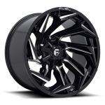 Alloy wheel D753 Reaction Gloss Black Milled Fuel