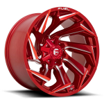 Alloy wheel D754 Reaction Candy RED Milled Fuel