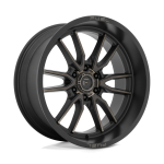 Alloy wheel D762 Clash Matte Black Double Dark Tint Fuel