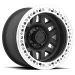 Alloy wheel KM229 Machete Crawl Beadlock Satin Black W/ Machined Ring KMC