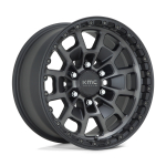 Alloy wheel KM718 Summit Satin Black W/ Gray Tint KMC