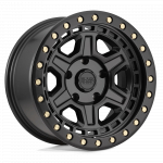 Alloy wheel Matte Black W/ Brass Bolts Reno Black Rhino