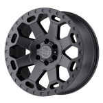Alloy wheel Matte Gunmetal Warlord Black Rhino
