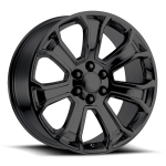 Alloy wheel PR166 Gloss Black Performance Replicas