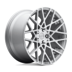 Alloy wheel R110 BLQ Gloss Silver Machined Rotiform
