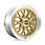 Alloy wheel R156 LSR Matte Gold Machined Rotiform