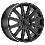 Alloy wheel Stark Matte Black Mandrus