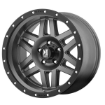 Alloy wheel XD128 Machete Matte Gray/Black Ring XD Series