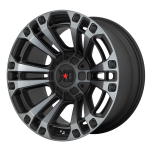 Alloy wheel XD851 Monster Satin Black/Gray Tint XD Series