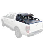 Aluminum retractable bed cover and sport bar with luggage rack OFD R3