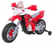 Elektrická krosová motorka Cross červená
