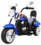 Elektrický chopper NightBike modrý