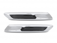 Blinkry boční LED, dynamické BMW F10/F11 stříbrné/kouřové