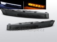 Blinkry přední kouřové s LED bar pozičním světlem VW Passat 3C 05-10