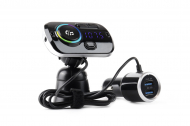 Bluetooth FM transmitter nabíječkou  2,4A + QC 3.0 BT-03