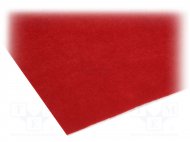Čalounická tkanina; 1500x700mm; červená; samolepící