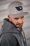 Čepice s kšiltem Maxton Heather Grey