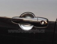 Chrom-stříbrné žlábky klik  Mazda 3 / 6