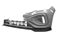 Spoiler pod přední nárazník CSR CUP pro VW T-Roc (Typ A1) R 2022- carbon look matný