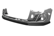 Spoiler pod přední nárazník CSR CUP pro Audi A8 D5 (Typ 4N/F8) pro CSR-CSL863 carbon look matný