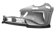 Cup-Spoilerlippe mit ABE für FWM ORA Funky Cat / Haomao GT CSL848-M