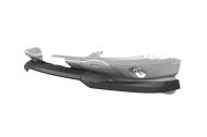 Cup-Spoilerlippe mit ABE für Porsche Cayenne (Typ 9PA) CSL849-G