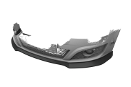Cup-Spoilerlippe mit ABE für Seat Leon 2 (Typ 1P) CSL876-L