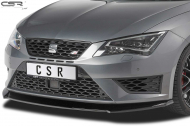 Spoiler pod přední nárazník CSR CUP V2 pro Seat Leon III 5F Cupra/FR - carbon look lesklý