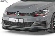 Spoiler pod přední nárazník CSR CUP pro VW Golf 7 GTI TCR - carbon look lesklý