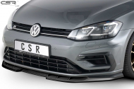 Spoiler pod přední nárazník CSR CUP V2 pro VW Golf 7 R 17-21 - carbon look lesklý