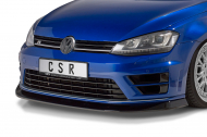 Spoiler pod přední nárazník CSR CUP pro VW Golf 7 R - carbon look lesklý