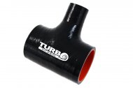 Silikonová hadice T-spojka TurboWorks Pro Black 67-32mm