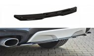 Difuzor zadního nárazníku BMW X4 M-PACK (F26) 2014 - bez žeber carbon look