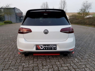 Difuzor zadního nárazníku střední VW GOLF Mk7 GTI CLUBSPORT 2016- 2017 carbon look