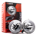 DUOLIGHT DL33 LED Světla Pro Denní Svícení s Mlhovkami Jeep Cherokee KJ, Liberty Sport