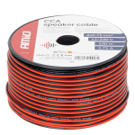 Dvojvodičový reproduktorový vodič CCA 2x0.75mm2 100m 3.75A AMIO-04457