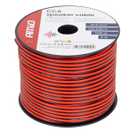 Dvojvodičový reproduktorový vodič CCA 2x1mm2 100m 5A AMIO-04458