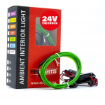 EPAL1M GREEN LED světlovodný pásek 1m (zelený) 24V
