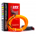 LED Ambientní osvětlení - 5m - oranžový - 24V