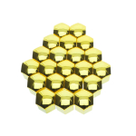 Krytky na šrouby 19mm - Zlaté (metalické) 20ks