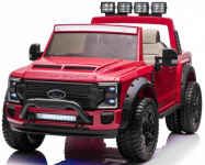 Elektrické autíčko Ford Super Duty červené