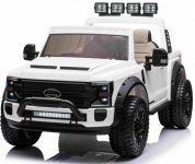 Elektrické autíčko Ford Super Duty bílé