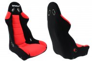 Sportovní sedačka Bimarco Cobra Velur Black/Red