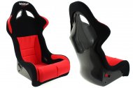 Sportovní sedačka Bimarco Futura Velur Black/Red FIA