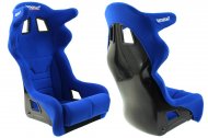 Sportovní sedačka Bimarco Grip velur Blue HANS FIA