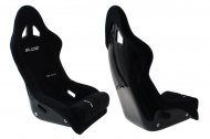 Sportovní sedačka SLIDE GT FIA semiš černá